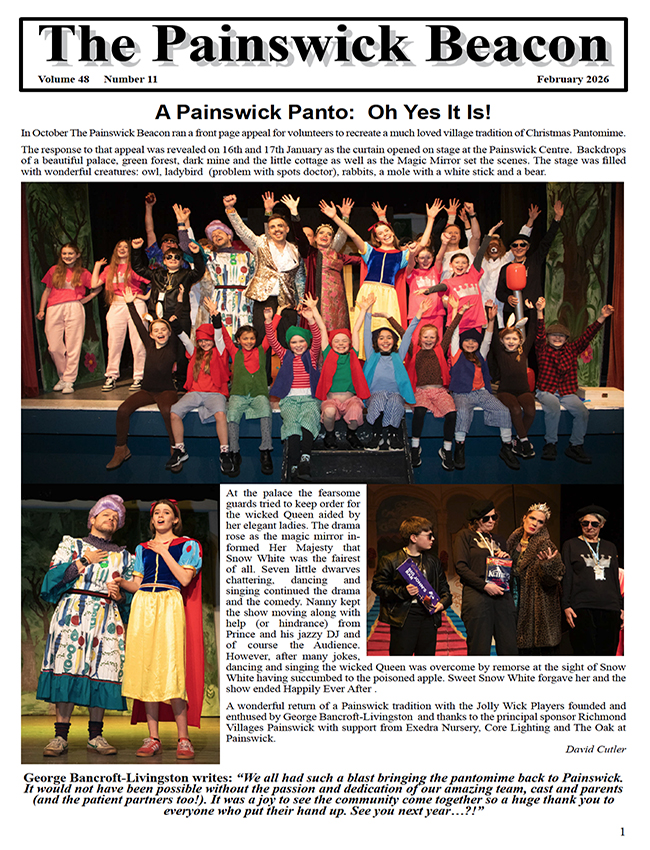 The latest edition of The Painswick Beacon - February 2026 